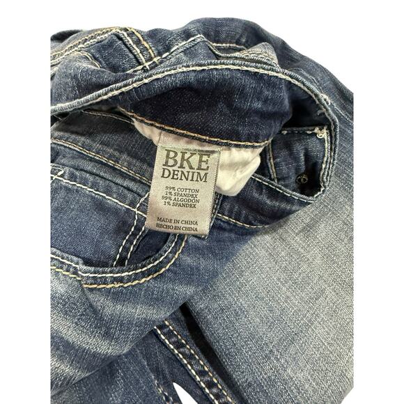 BKE Seth Straight Leg Jeans Medium Wash Loose Fit Men’s Size 34XL - Picture 5 of 8